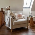 Ava Sand Armchair - Pale Oak Legs - Image 2
