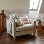 Ava Sand Armchair - Pale Oak Legs - Image 5