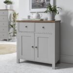 Outlet - Bampton 2 Door Sideboard - Stone Grey