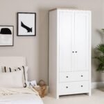 Bampton Double Wardrobe - Alabaster White - Image 5