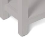 Bampton Stone Grey 2 Drawer Console Table - Image 7