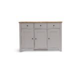 Bampton 3 Door Sideboard - Stone Grey - Image 5