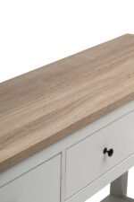 Outlet - Bampton 3 Drawer Console Table - Alabaster White - Image 13