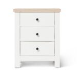 Bampton 3 Piece Bedroom Set - Chest of 4 Drawers - Alabaster White - Image 4