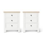 Bampton 4 Piece Bedroom Set - Chest of 4 Drawers - Alabaster White - Image 4