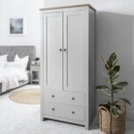 Bampton 4 Piece Bedroom Set - Chest of 4 Drawers - Stone Grey - Image 2