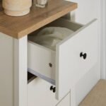 Bampton 5 Drawer Tallboy - Alabaster White - Image 2