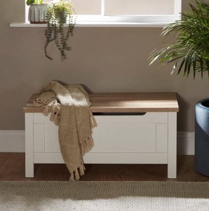 Bampton Blanket Box - Alabaster White