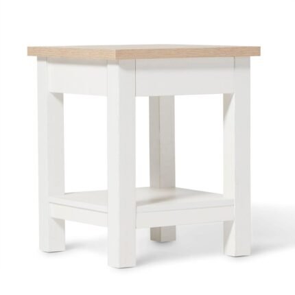 Bampton Alabaster White Side Table