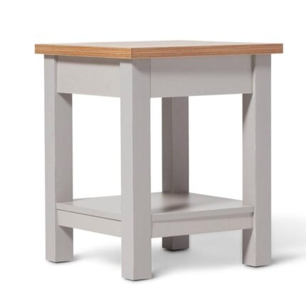 Bampton Stone Grey Side Table