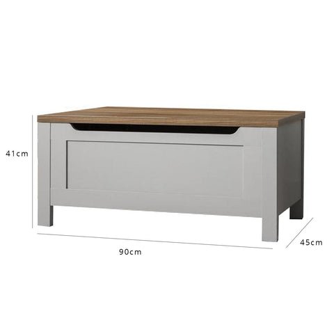 Outlet - Bampton Blanket Box - Alabaster White 1 Outlet - Bampton Blanket Box - Alabaster White