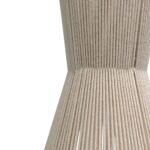 Bari White Cotton String Tapered Pendant - Image 7