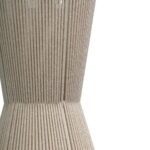 Bari White Cotton String Tapered Pendant - Image 6