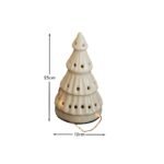 Bergen Large Ceramic LED Light Up Tree - White - Image 9