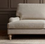 Brea 2 Seater Sofa - Mink Taupe with Whitewash Oak Legs - Image 2