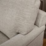 Brea Mink Taupe Left Corner Sofa with Whitewash Oak Legs - Image 2