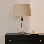 Outlet - Breamore 30cm Lamp Base, Clear Glass - Image 7