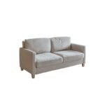 Emily 3 Seater Sofa - Sand with Pale Oak Legs - Image 7