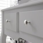 Capri Grey Dressing Table with Mirror & Stool - Image 2