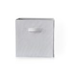 Outlet - Cara Fabric Cube Storage Box - Large - White