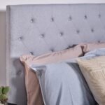 Outlet - Cavill Blue Fabric King Bed Frame - Image 2