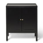 Outlet - Charlie 2 Door Small Sideboard - Noir Black - Image 6