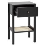 Charlie Bedside Table - Black - Image 5
