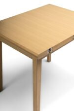 Charlie Pale Oak Dining Table - Extendable - Image 9
