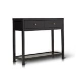 Charlie Black 2 Drawer Console Table - Image 6