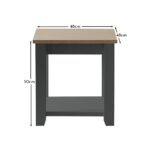 Chatsworth Slate Grey Side Table - Image 7