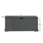 Chatsworth Storage Box - Slate Grey - Image 8