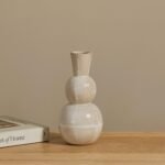 Outlet - Colden 26cm Ceramic Vase - White