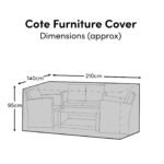 Cote Conversation Set Furniture Cover - 210x140x95cm
