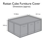 Outlet - Furniture Cover For Cube 10 600D Oxford - Cube 10