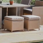 Cube 8 Outdoor Cushion Covers - Natural Brown