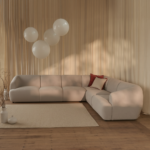 Nathalia Large Right Hand L-Shape Sofa - Soft Beige