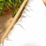 Eaden Rope Garden Conversation Set with Cream Lean Over Parasol - Natural - Image 8