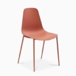 Amelia 6 Seater Dove Grey Concrete Garden Dining Set with Wren Burnt Orange Chairs - Image 10