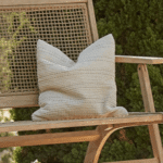 Elberton 45x45cm Cotton Striped Cushion Cover - Clay - Image 2