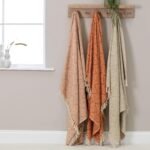 Elborough Diamond Pattern Cotton Throw - Blush Pink - Image 4