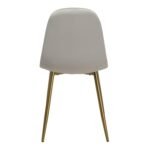 Outlet - Ellis Dining Chairs - Set of 2 - Grey & Gold - Image 6