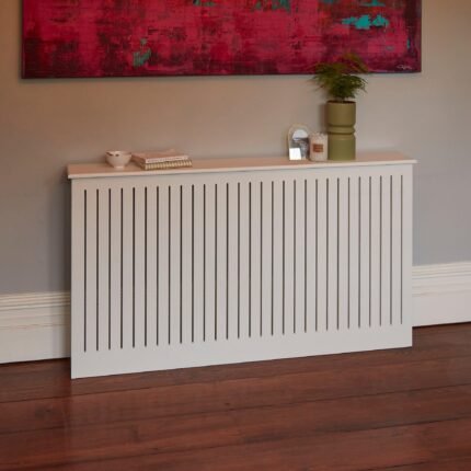 Elspeth Large Radiator Cover - Snow White