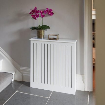 Elspeth Small Radiator Cover - Snow White