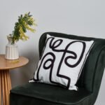 Epworth 45x45cm Cushion Cover - Noir Black