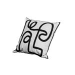 Epworth 45x45cm Cushion Cover - Noir Black - Image 2