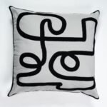 Epworth 45x45cm Cushion Cover - Noir Black - Image 3