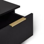 Essie 3 Drawer Desk - Black - Image 5