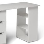 Essie 3 Drawer Desk - White - Image 8