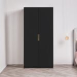 Essie 3 Piece Bedroom Set - 2 Over 5 Chest of Drawers - Pitch Black - Image 2