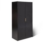 Essie 3 Piece Bedroom Set - 2 Over 5 Chest of Drawers - Pitch Black - Image 6